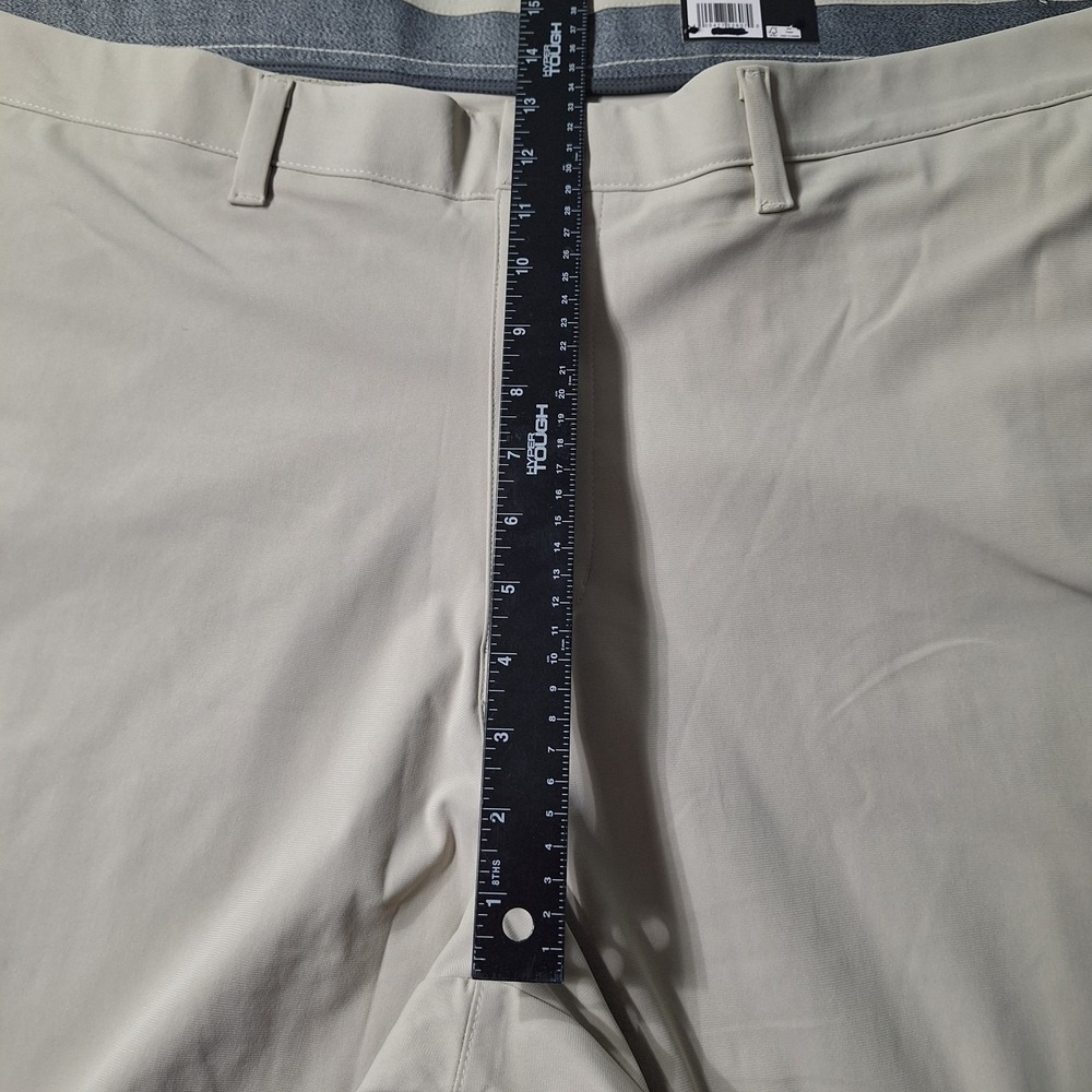 FLX Performance Premium 4 Way Stretch‎ Shorts Mens 54 TALL Beige Golf Microfiber - Picture 6 of 8